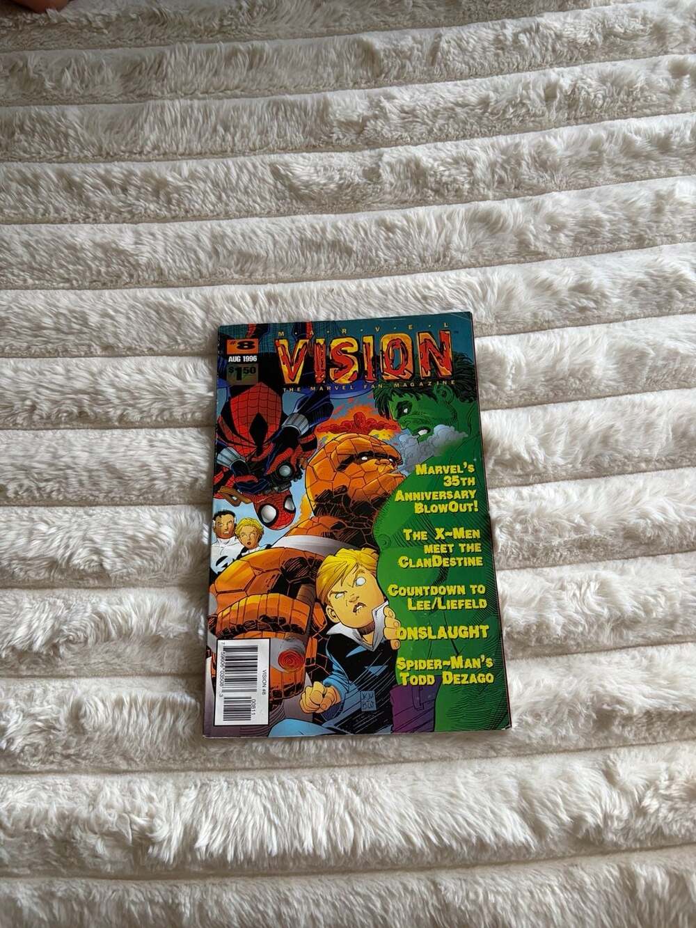 Marvel Vision The Marvel Fan Magazine #8 August 1996